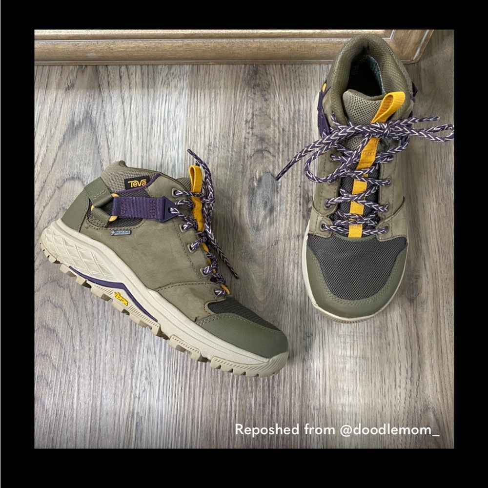Teva Green and Brown Athletic Shoes